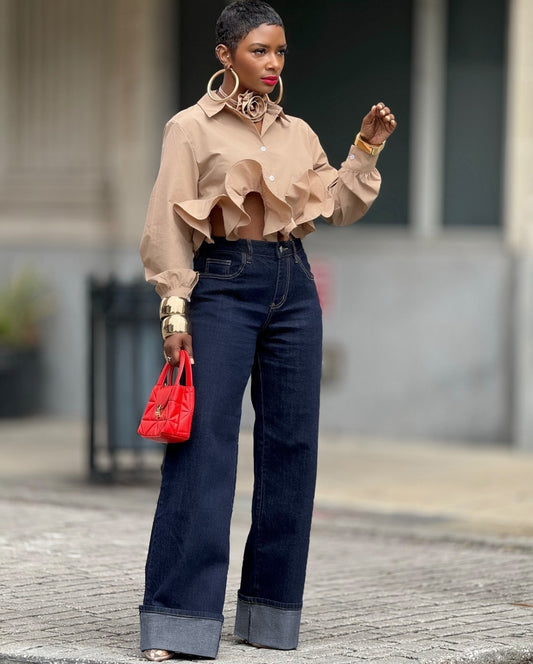 Wide leg Denim